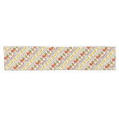 Feliz Navidad Ugly Sweater Christmas Korte Tafelloper (Horizontaal)