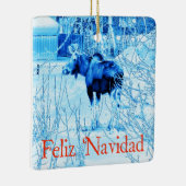 Feliz Navidad - Urban Moose Keramisch Ornament (Rechts)