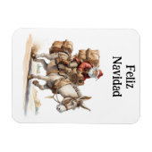 Feliz Navidad van deze Zuidwest Santa Magneet (Horizontaal)