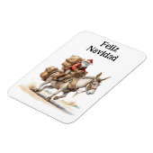 Feliz Navidad van deze Zuidwest Santa Magneet (Linkerzijde)