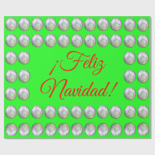 Feliz Navidad. Verpakkingspapier Cadeaupapier