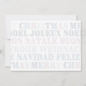 Feliz Navidad Vier Foto Kaart (Achterkant)