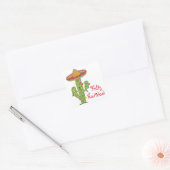 Feliz Navidad Vierkante Sticker (Envelop)