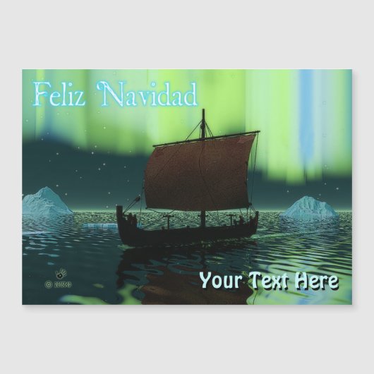 Feliz Navidad - Viking Ship (Voorkant)