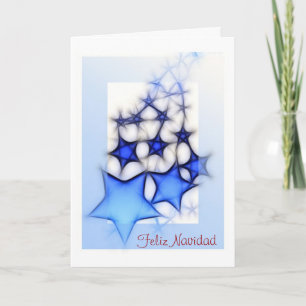 Feliz Navidad Vrolijk Kerstfeest in het Spaans en  Feestdagen Kaart