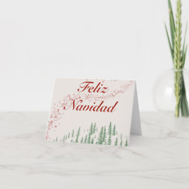 Feliz Navidad, vrolijke kerstbriefkaarten Notitiekaartje
