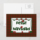 Feliz Navidad - Vrolijke Kerstmis - Briefkaart (Voorkant / Achterkant)