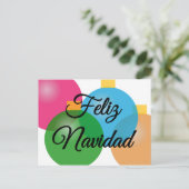 Feliz Navidad - Vrolijke Kerstmis - Briefkaart (Staand voorkant)