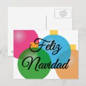 Feliz Navidad - Vrolijke Kerstmis - Briefkaart (Voorkant / Achterkant)