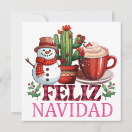 Feliz Navidad Wenskaart, Vrolijk kerstfeest Feestdagenkaart