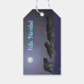 Feliz Navidad - Wolf Pack Cadeaulabel (Voorkant)