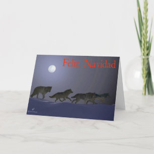 Feliz Navidad - Wolfpack Feestdagen Kaart