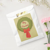 Feliz Navidad Wreath Bedankzakje (Gezegeld)