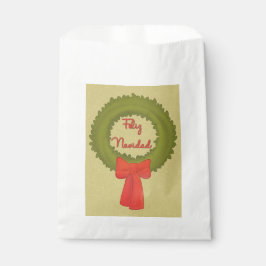 Feliz Navidad Wreath Bedankzakje