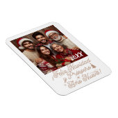 Feliz Navidad y Próspero Año Nuevo con Foto Magneet (Rechterzijde)