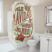 Feliz Navidad y prospero ano nuevo Douchegordijn (In situ)