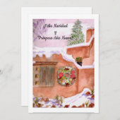 ¡Feliz Navidad y Próspero Año Nuevo! Feestdagenkaart (Voorkant / Achterkant)