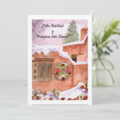 ¡Feliz Navidad y Próspero Año Nuevo! Feestdagenkaart (Staand voorkant)