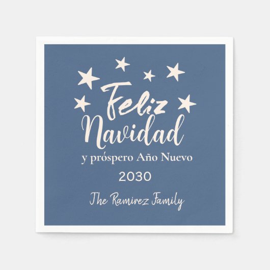 Feliz Navidad y próspero Año Nuevo Holiday Party Servet (Voorkant)