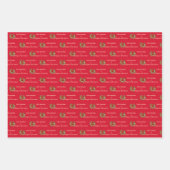 Feliz Navidad y Prospero Año Nuevo Inpakpapier Vel (Voorkant)