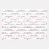 Feliz Navidad y Prospero Año Nuevo Inpakpapier Vel (Voorkant 2)