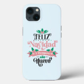 Feliz navidad y prospero ano nuevo kerst Case-Mate iPhone case (Achterkant)