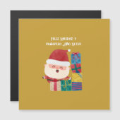 Feliz Navidad y próspero Año Nuevo, kerstkaart (Voorkant / Achterkant)