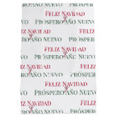 Feliz Navidad y Prospero Año Nuevo Medium Cadeauzakje (Achterkant)