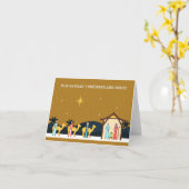 Feliz Navidad y próspero Año Nuevo, Spaans Kaart (Gele Bloem)