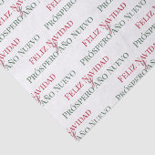 Feliz Navidad y Prospero Año Nuevo Tissuepapier (Detail)