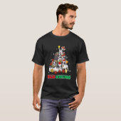 Feliz Navidog Feliz Navidad Christmas Boston Terri T-shirt (Voorkant volledig)