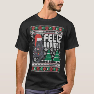 Feliz Navidog Funny Feliz Navidad Merry Christmas T-shirt