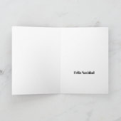 Feliz Navidog, Grappige Spaanse Kerstmis Kaart (Binnen)