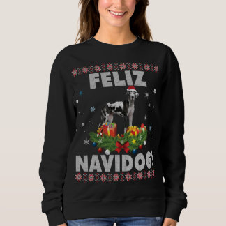 Feliz Navidog Grote Deen Hond Lelijk Sweater Santa