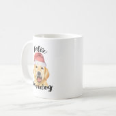 Feliz Navidog kersthond Koffiemok (Voorkant links)