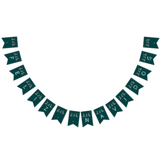 Feliz Navidog, Spaans kerstfeest Vlaggetjes (Alle)