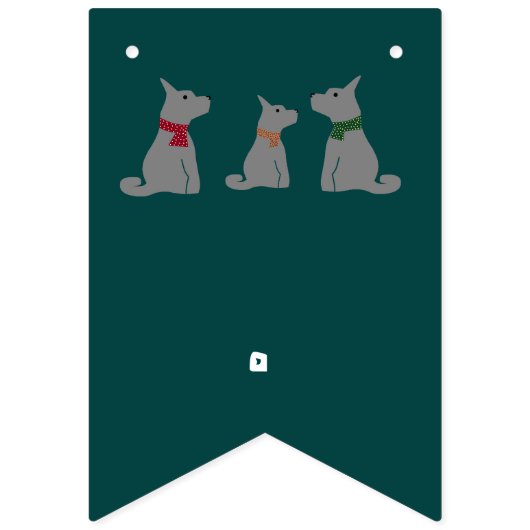 Feliz Navidog, Spaans kerstfeest Vlaggetjes (Eerste vlag)