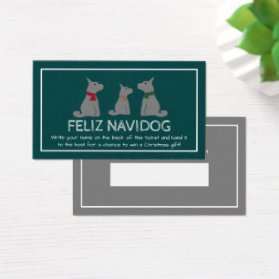 Feliz Navidog, Spaans kerstkaartje Visitekaartje