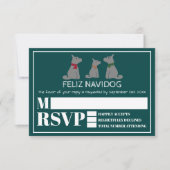Feliz Navidog, Spaanse kerstpartij RSVP (Voorkant)