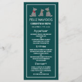 Feliz Navidog, Spaanse stijl Kerstmenu Menu (Voorkant)