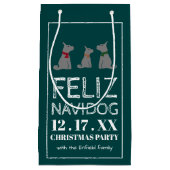 Feliz Navidog, Spaanse stijlkerst Klein Cadeauzakje (Voorkant)