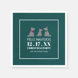 Feliz Navidog, Spaanse stijlkerst Servet