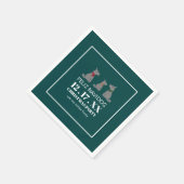 Feliz Navidog, Spaanse stijlkerst Servet (Hoek)