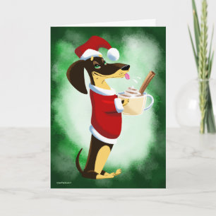 FELIZ NOGGY DOG door Jeff Willis Art Feestdagen Kaart