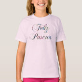 Feliz Pascua, Spaanse taal Happy Easter T-Shirt (Voorkant)