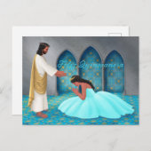 "Feliz Quinceañera." Briefkaart (Voorkant / Achterkant)