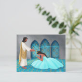 "Feliz Quinceañera." Briefkaart (Staand voorkant)