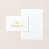 Feliz Quinceañera! Folie Kaarten (Display)