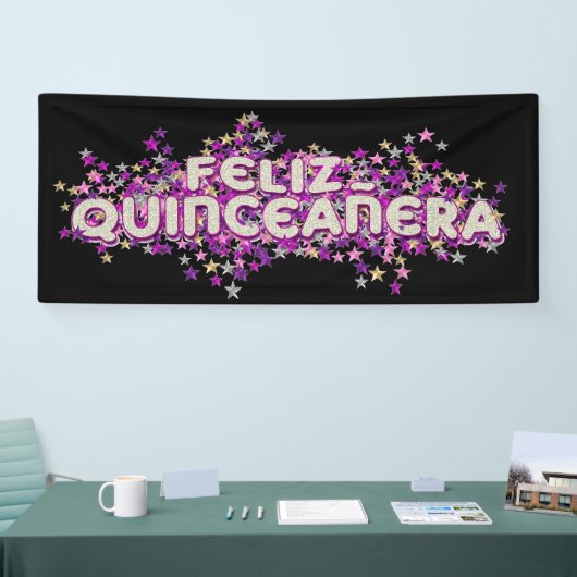 Feliz Quinceanera Spandoek (Beurs)