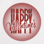 feliz Valentin variadas Labels (Design 2)
